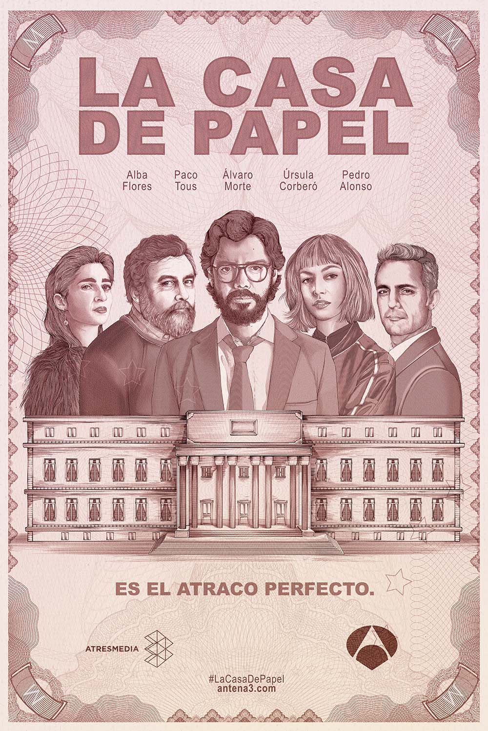 POSTER STOP ONLINE Money Heist - Netflix TV Show Poster (Faces