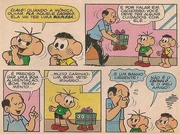 Monicão torna-se presente de aniversário para a dentucinha.