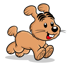 Monicão em fundo branco