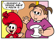 Cebolinha e Das Dores em Mônica N160