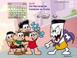 Calendário de agosto, 2007. Simbolizando o mês contra o fumo.