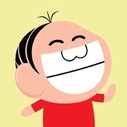 Current social media icon depicting Monica smiling and waving her left hand.