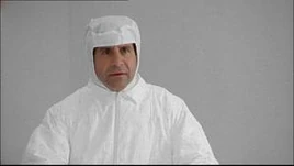 Monk in a clean room