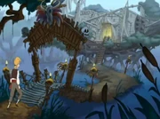 Voodoo 'n' Things exterior on Plunder Island