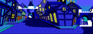 Z-plane file of an early design of the Low Sreet without details such as textures and stars. The high z-planes are remnants from the demo feature where Guybrush can teleport to the parapet.