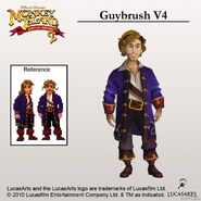 Guybrush's remastered design.