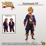 Another concept of Guybrush for the remastered edition.