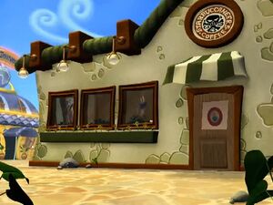 Exterior of Starbuccaneers Coffee