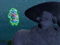 A vision of LeChuck.