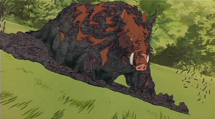 Nago's Boar form, from Princess Mononoke ©Studio Ghibli 1997