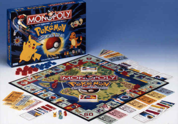 Monopoly Pokemon Edition Money & Assets Games Board Game - Pokemon