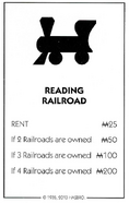 Monopoly railroad rent