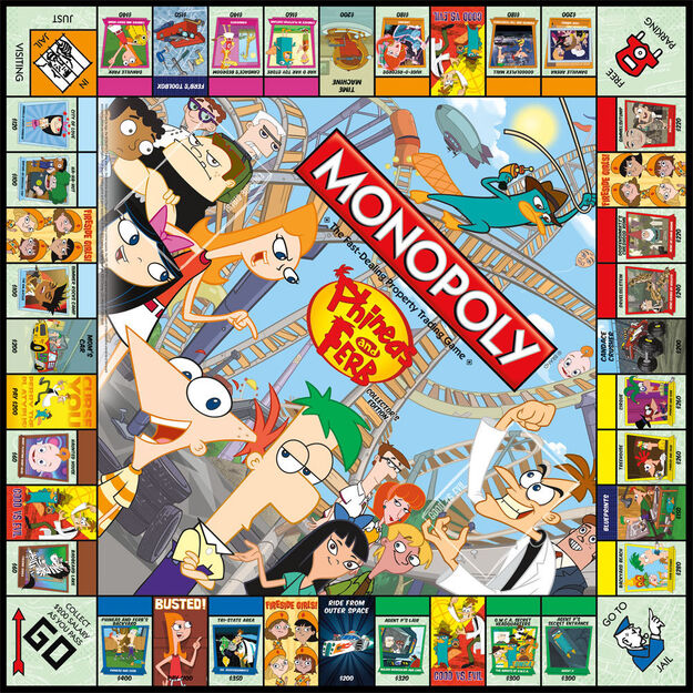 PnF Monopoly board