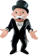 Mr. Monopoly Trousers Pulled Render