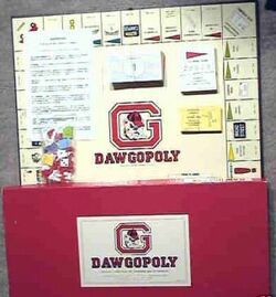 Dawgopoly University Of Georgia Bulldogs Board Game Complete