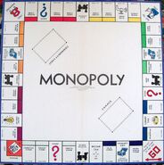 1940s Monopoly board