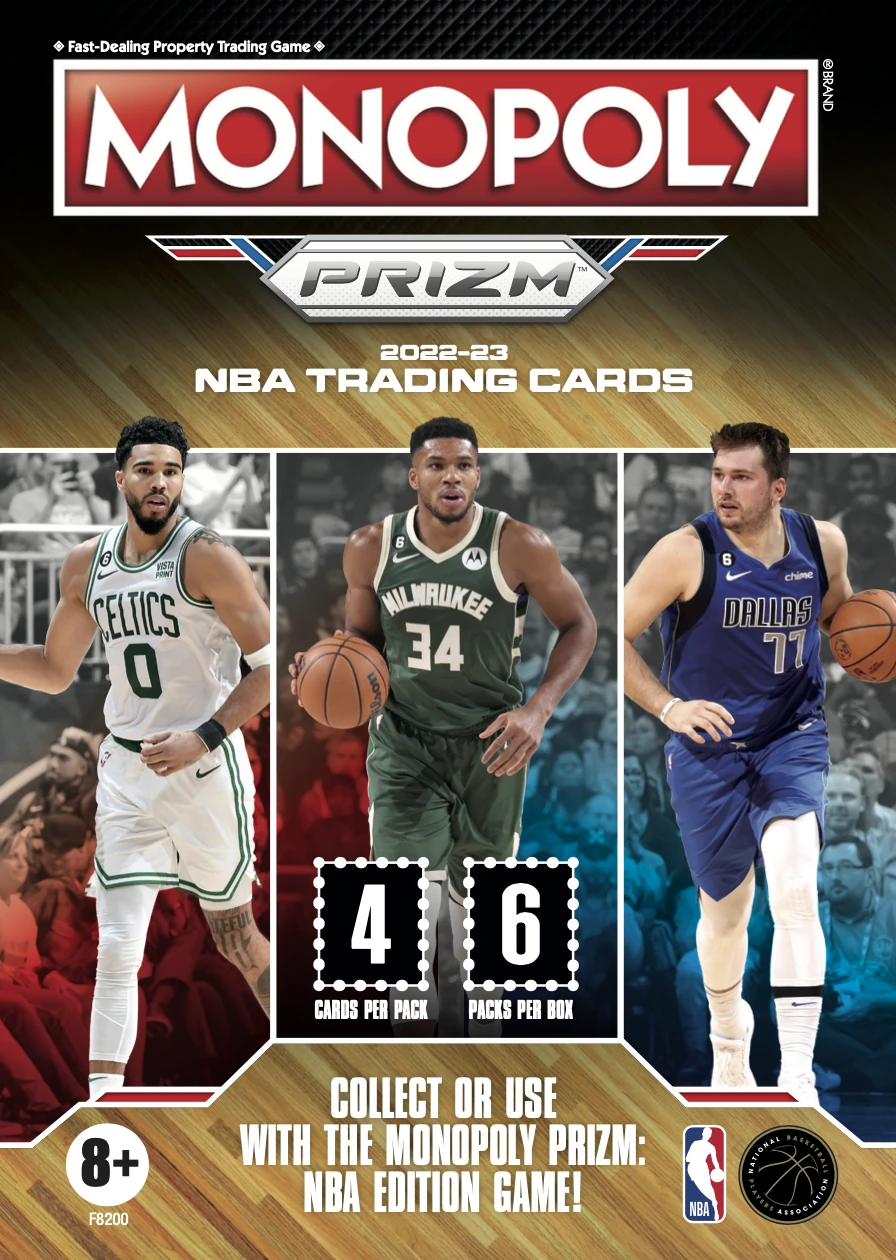 monopoly prizm 2023 24 nba trading cards booster box 2023/24 Panini Prizm Monopoly Basketball 6-Pack Blaster Box main image 0