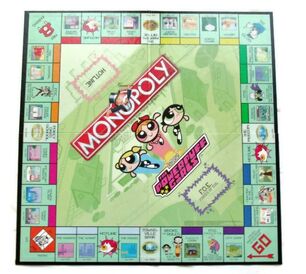 Powerpuff Girls Monopoly Board