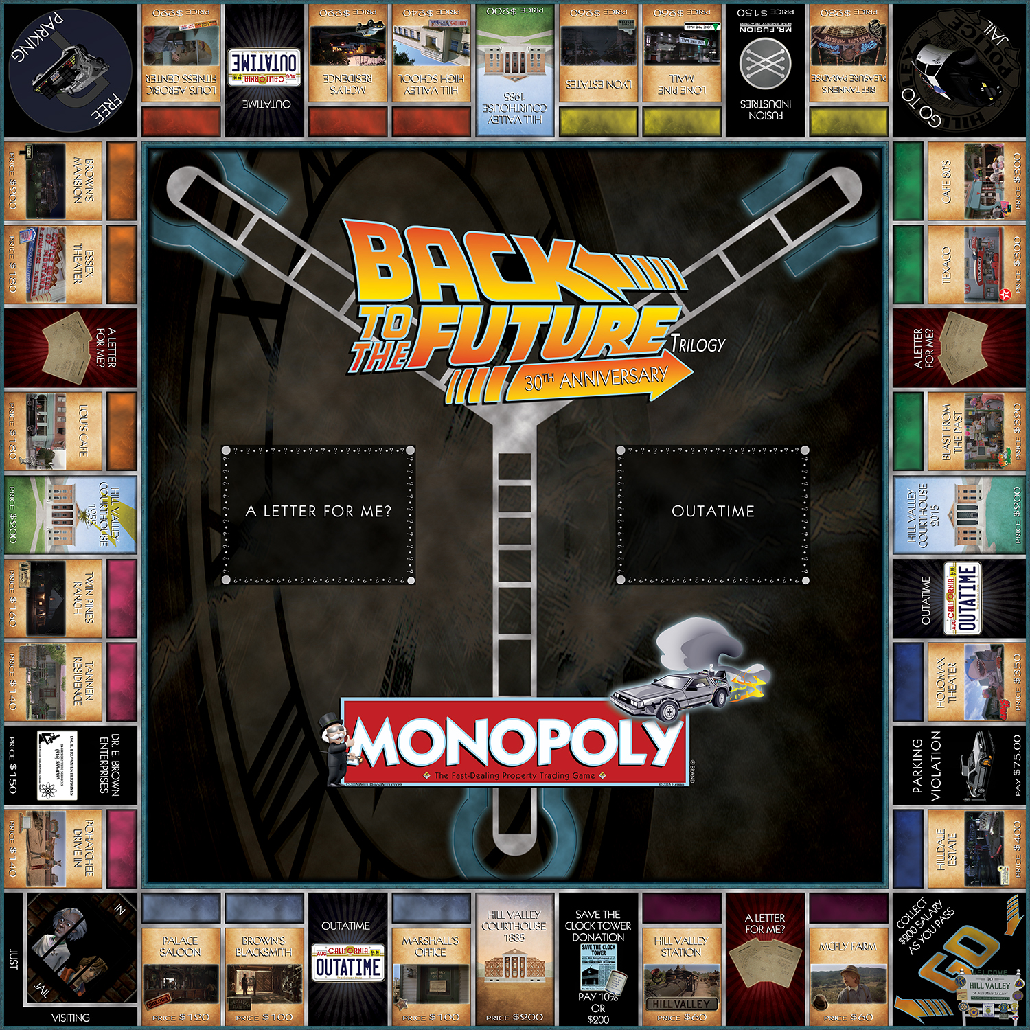 Monopoly ボードゲーム　バック・トゥ・ザ・フューチャー　英語版 Amazon.com: Back To The Future Monopoly [GRA PLANSZOWA