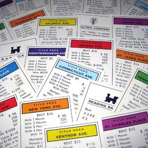 english monopoly cards