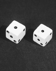 What is the probability of rolling doubles on a pair of dice