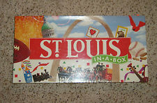St Louis In A Box Monopoly Style Board Game Late for the Sky COMPLETE (2014)
