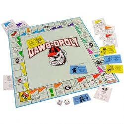 Dawgopoly University Of Georgia Bulldogs Board Game Complete