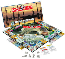 Fishing Edition Monopoly Board Game by USAopoly NIB