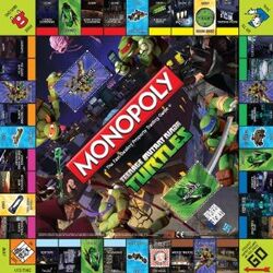 Monopoly Teenage Mutant Ninja Turtles: Mutant Mayhem Edition Board Game for Kids Ages 8+