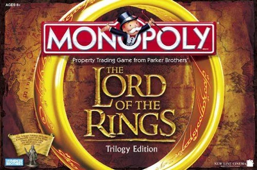 lord of the rings monopoly