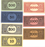 Swedish Edition bank notes. Their values are ten times greater than regular US/UK ones.