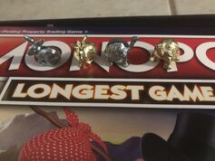 Monopoly Longest Game Ever tokens