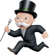 Mr. Monopoly Running Render
