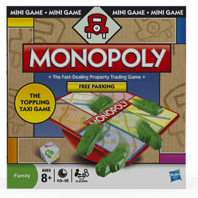 Monopoly Free Parking The Toppling Taxi Game Monopoly Wiki Fandom