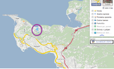 Location of Fiesa in Slovene Istria.