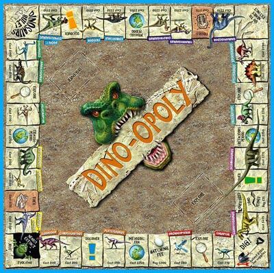 Dino-opoly board plan