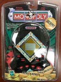 1999 Hasbro Handheld Monopoly Electronic Video Game R7473