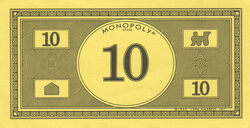 Monopoly Money/Paint Chip Notebook-$10Old Lace Monopoly Money/Paint Chip Notebook-$10Old Lace