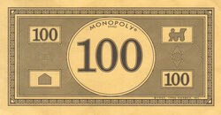 monopoly money 100