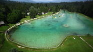 Picture of Šobec lake at Šobec autocamp.