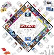 current pixar monopoly board