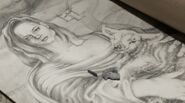 A drawing of her made by Hannibal.