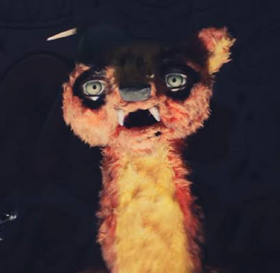 Willy the Weasel de plastilina  Scary paintings, Dinosaur stuffed animal,  Scary