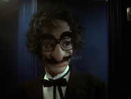 Kenny's Groucho Marx disguise.
