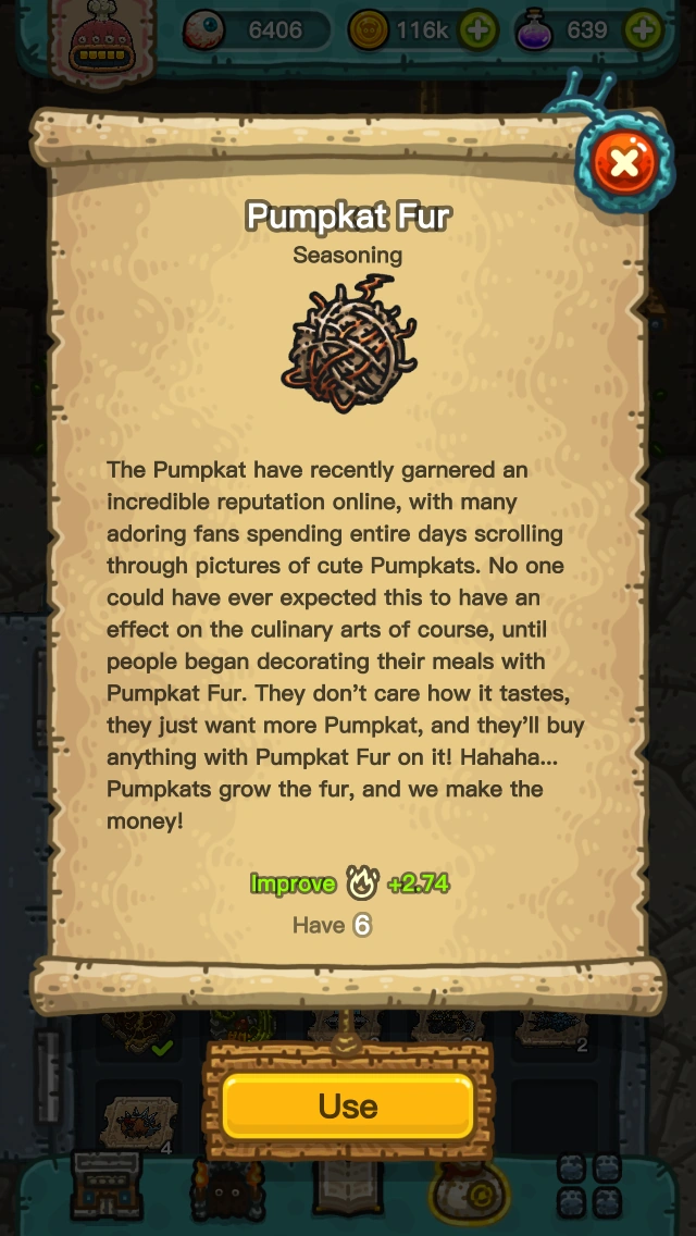 Pumpkat Fur Monster Chef Wiki Fandom