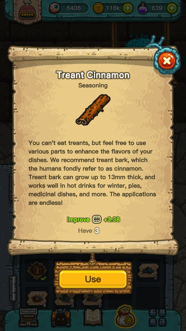 Treant Cinnamon Monster Chef Wiki Fandom