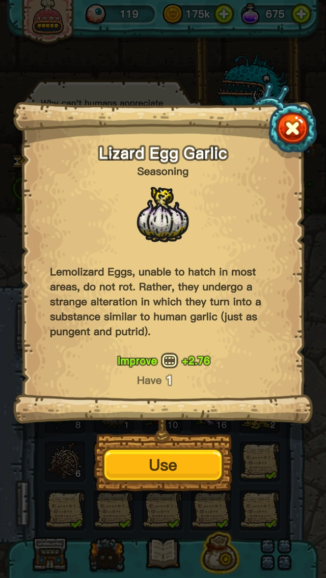 Lizard Egg Garlic Monster Chef Wiki Fandom