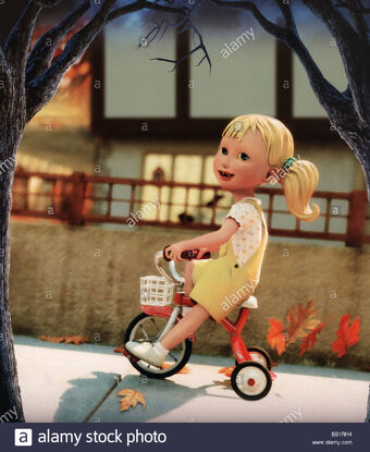 little girl tricycle