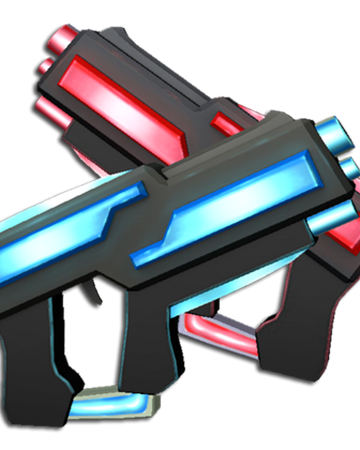 Dual Hyperlasers Monster Islands Roblox Wiki Fandom - laser gun gear roblox