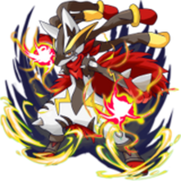 Shiny Mega Lucario Png - Fire Lucario, Transparent Png - 865x1252